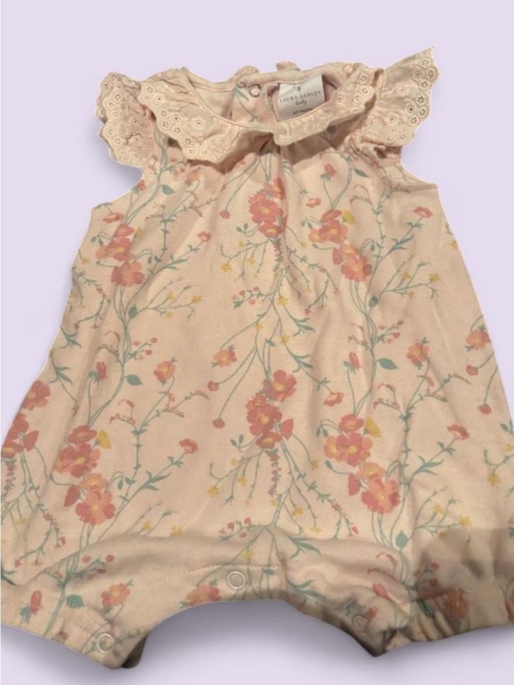 Laura Ashley Baby Pink Floral Dress